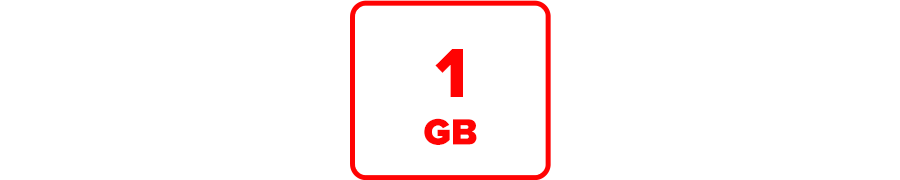 Inklusive 1 GB