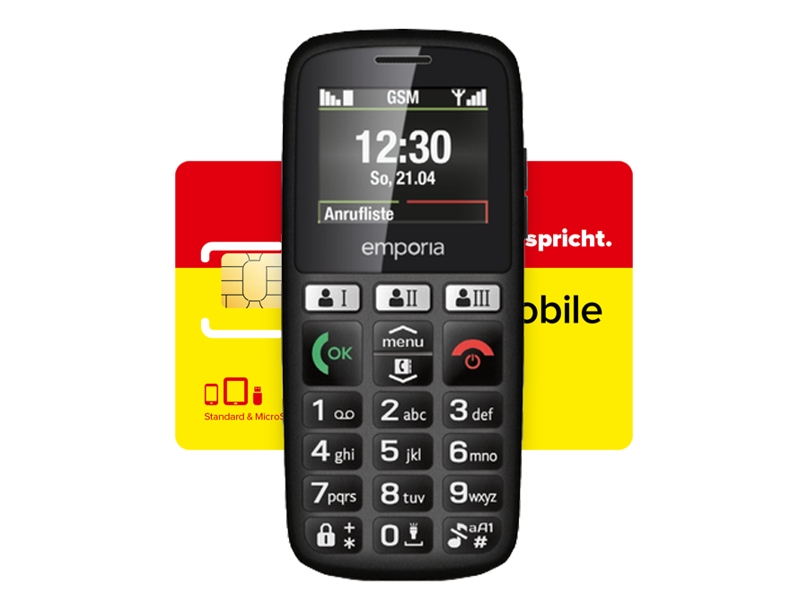 Emporia Happy + Krone mobile Sprach Tarif Plus